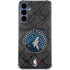 NBA Minnesota Timberwolves Dark Rust Galaxy A35 5G Clear Case